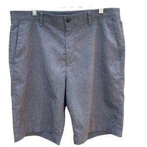 PGA Tour Gray Flat Front Shorts Relaxed Fit Size 34 Waist. Excellent Condition.